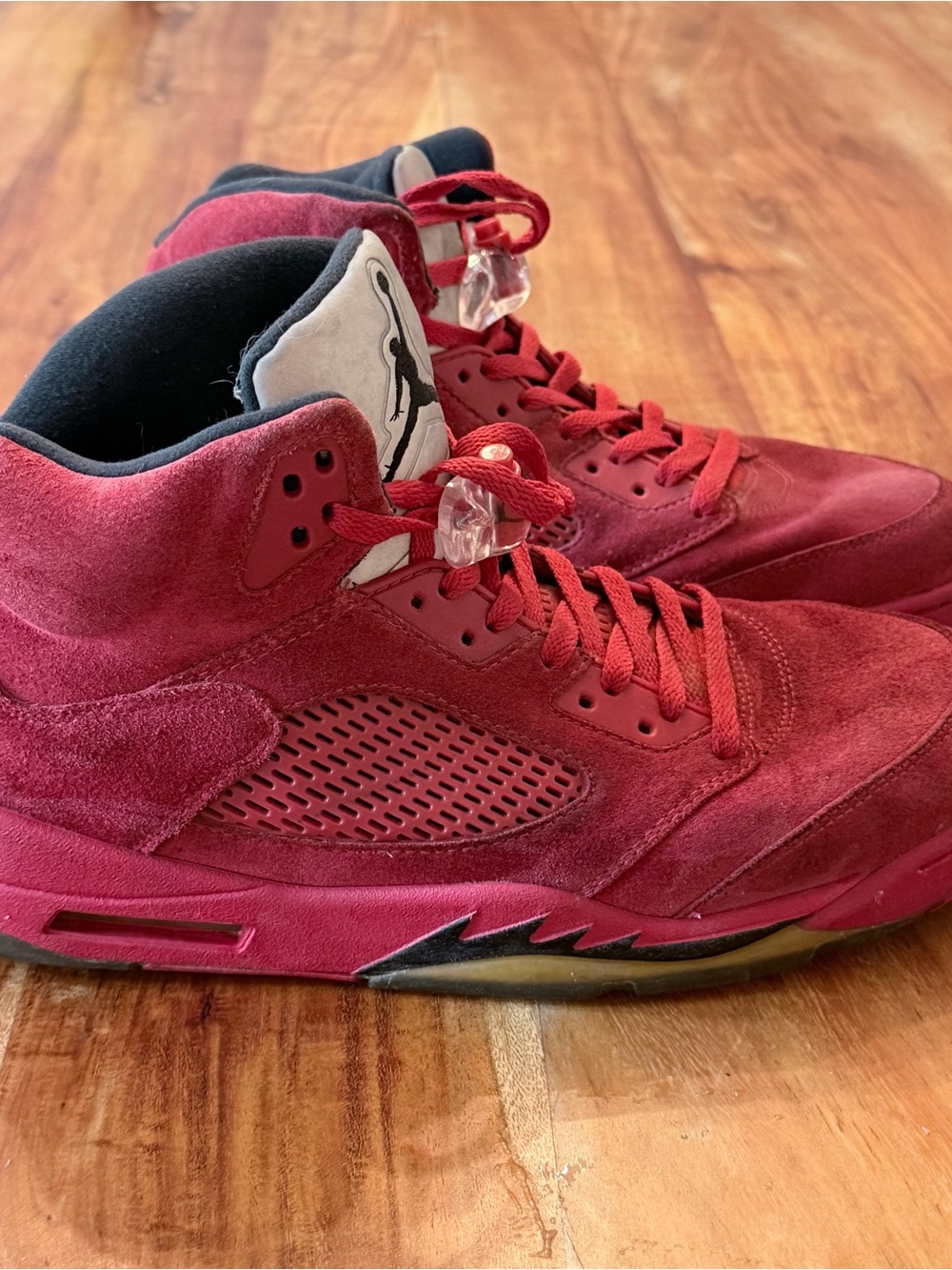 Nike Air Jordan 5 Retro Red Suede Men’s Size 12 (EU 46) style 136027-602